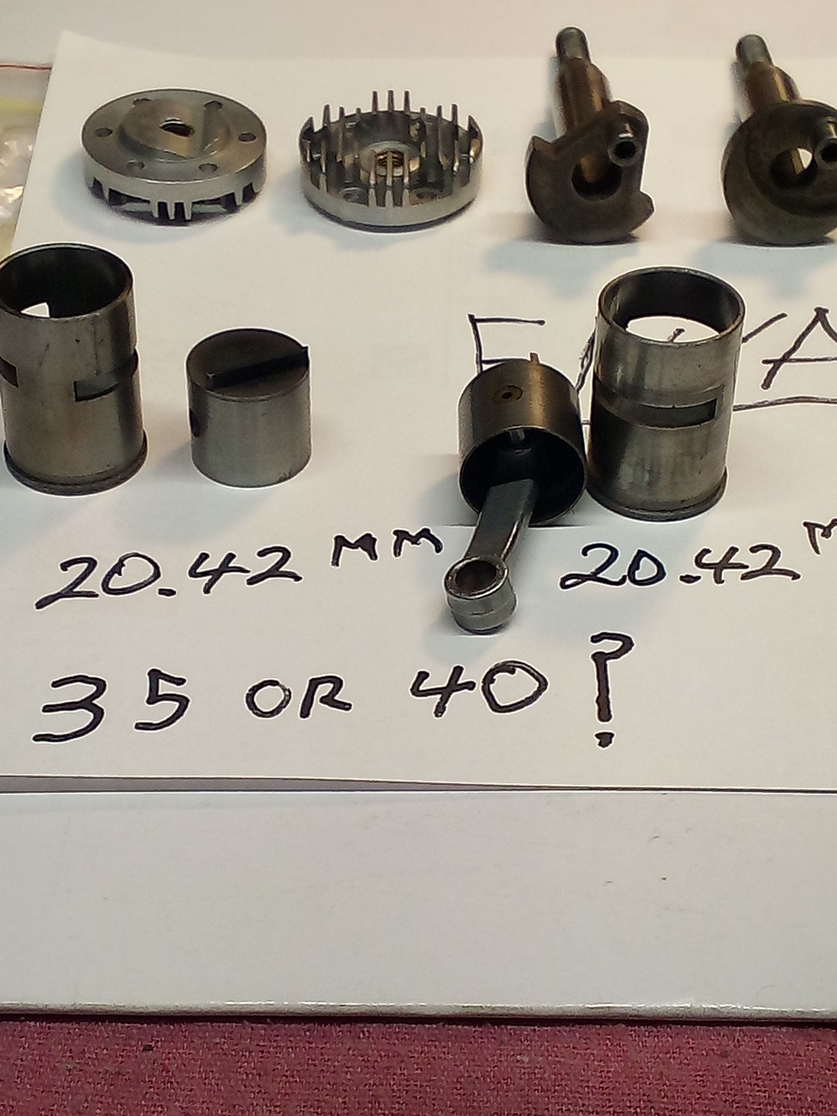 Enya Model Engine Parts 29 - 35 - 40? See Pictures