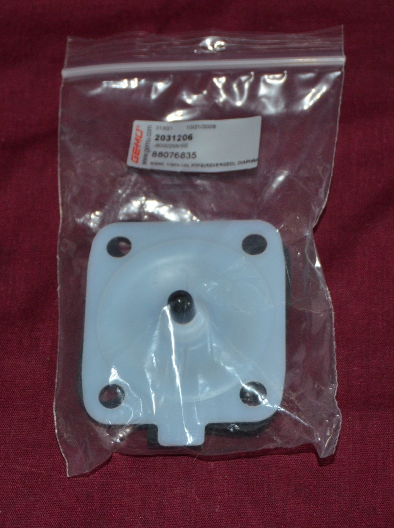 Gemu 2031206 600025M5E 600M .5" - 1" PTFE (Reveresed)  Replacement Diaphragm