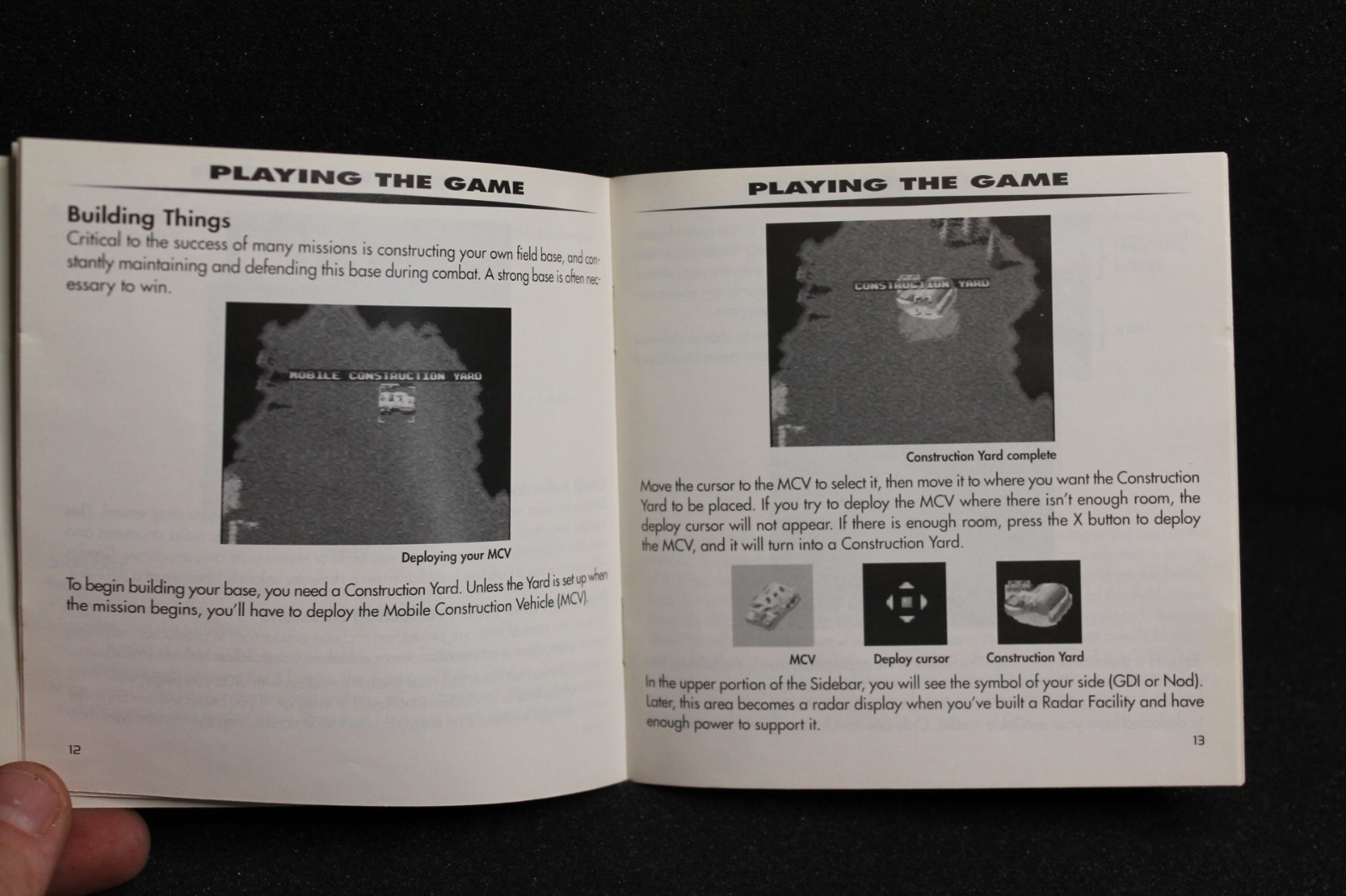 Command & Conquer (Sony PlayStation 1) PS1 Manual Only