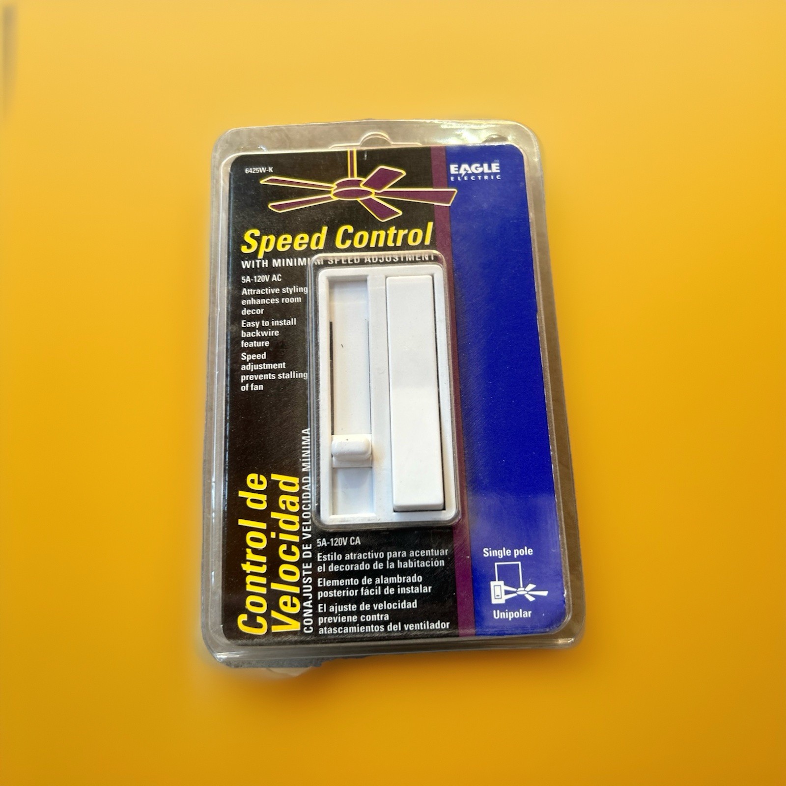 🔥 1 Unit ~ Eagle Electric 6425W-K Speed Control (Fan Speed Control)🔥