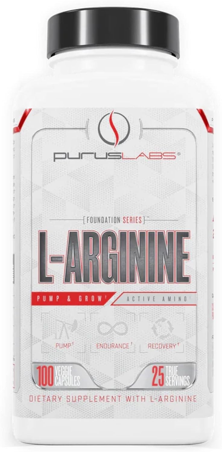 Purus Labs L-Arginine Pump & Grow Active Amino - 100 Capsules