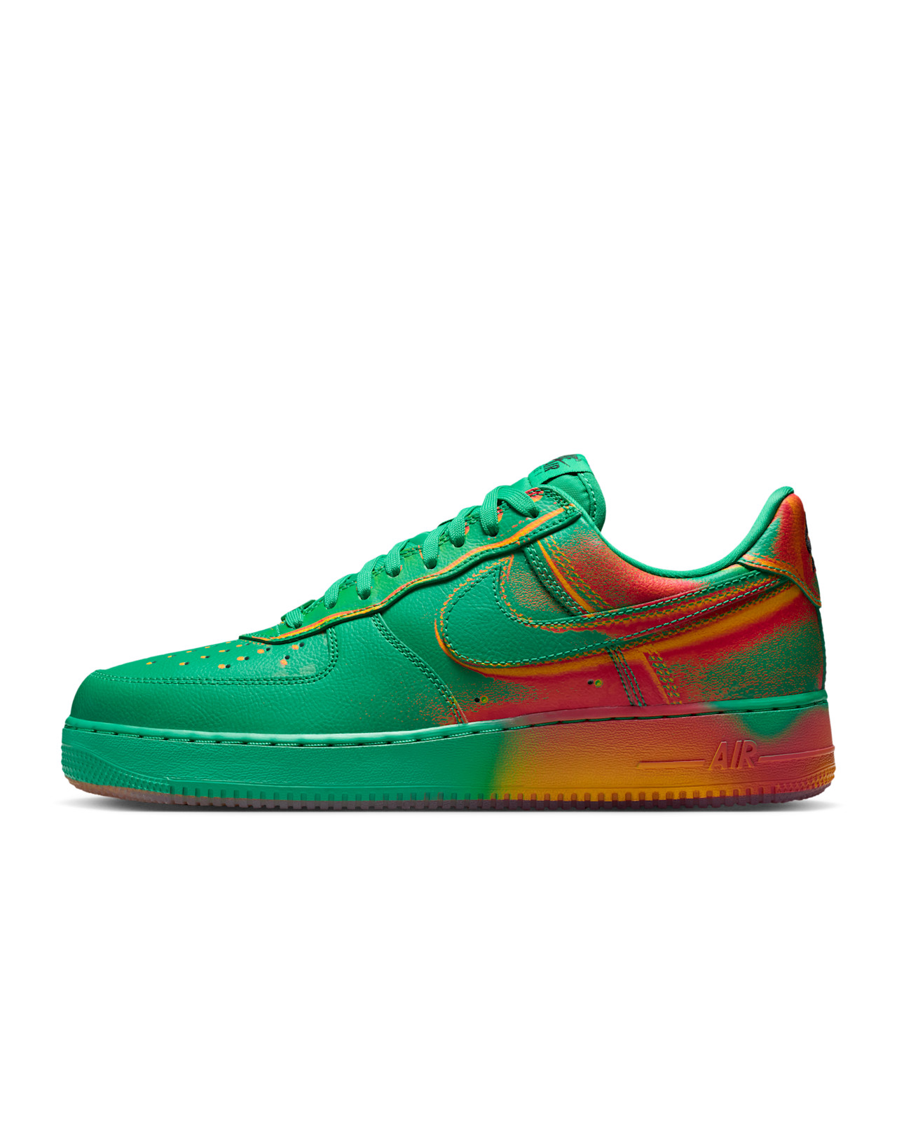 Nike Air Force 1 Low StadiumGreen and LaserOrange Men's Fashion Shoes IB6834-300