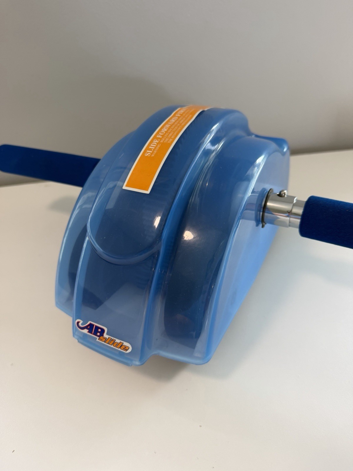 The Original Ab Slide Abdominal Roller Workout Exercise Machine Blue Vintage