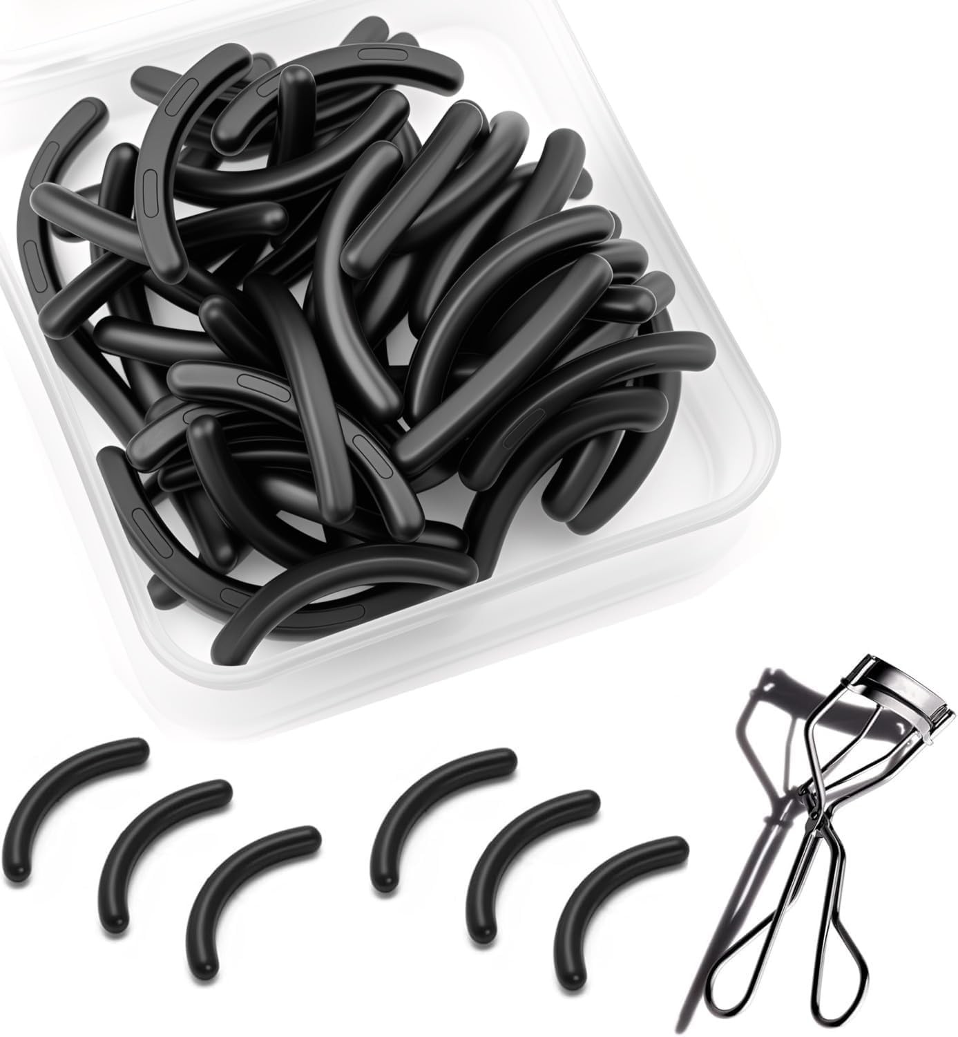 36Pack Fit for Tweezerman Eyelash Curler Refills,High-Elasticity Silicone Eyelas