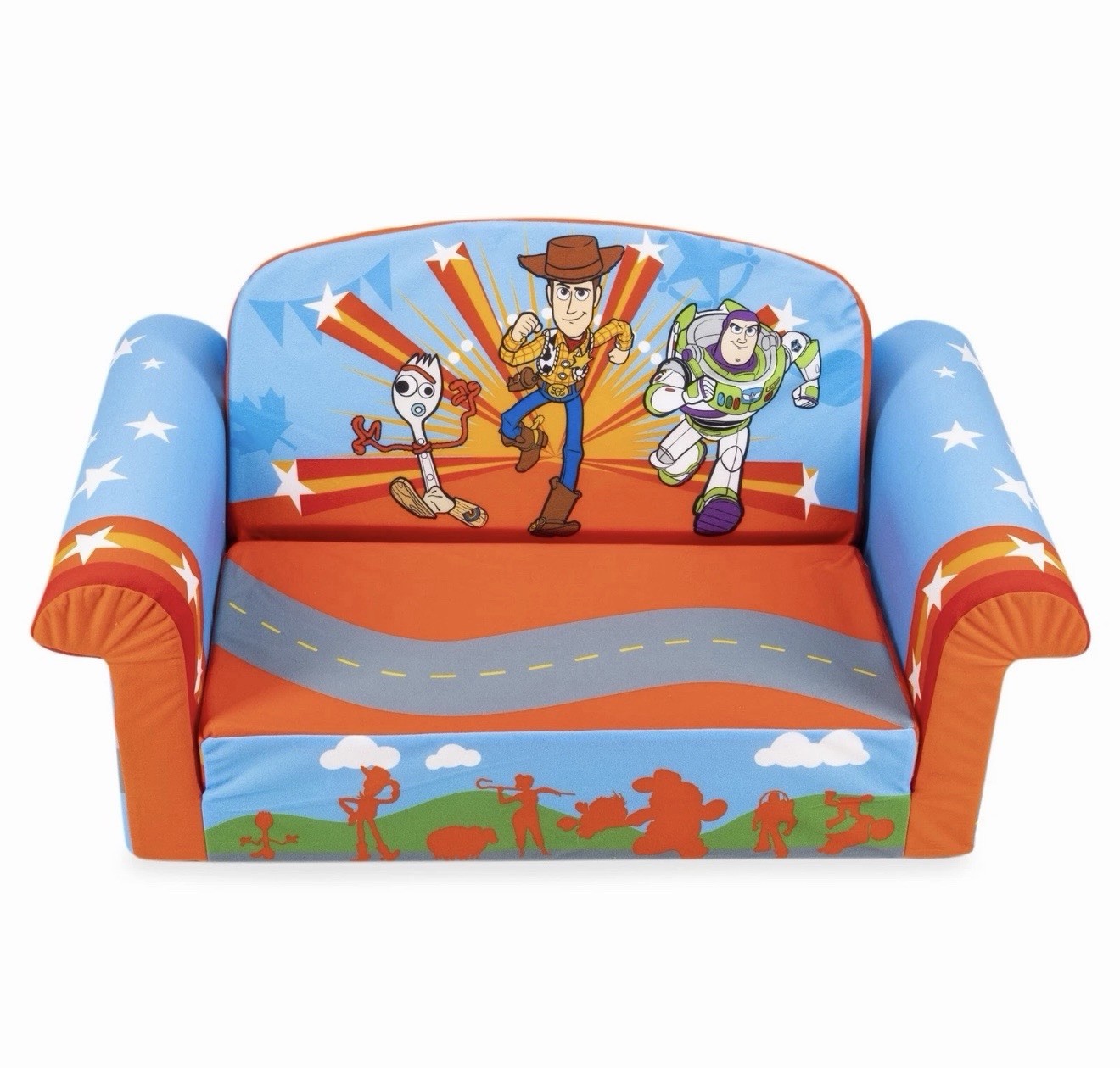 Marshmallow Furniture Kids 2-in-1 Flip Open Foam Sofa Bed Toy Story 4 NEW!!