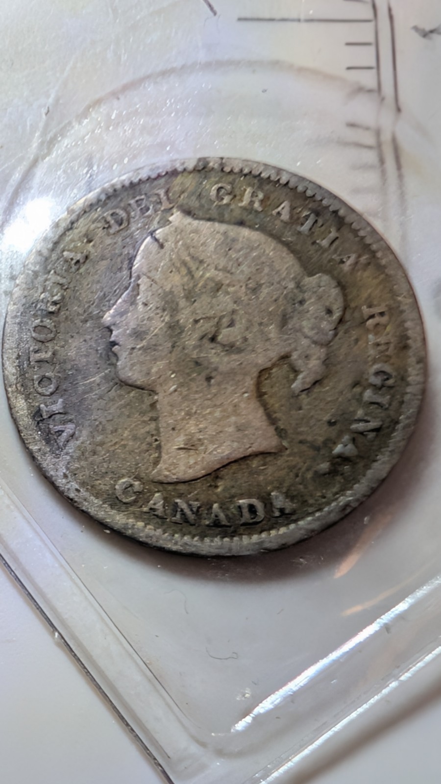 1896 Canada Silver 5 Cent. VG/F Condition. BB12