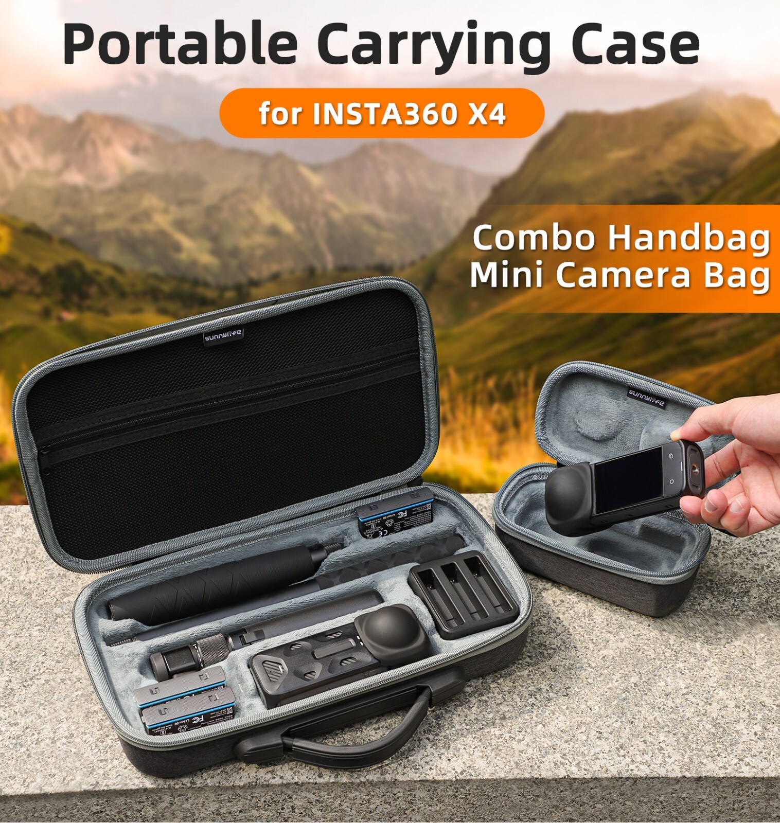 Combo Carry Case for Insta360 X4