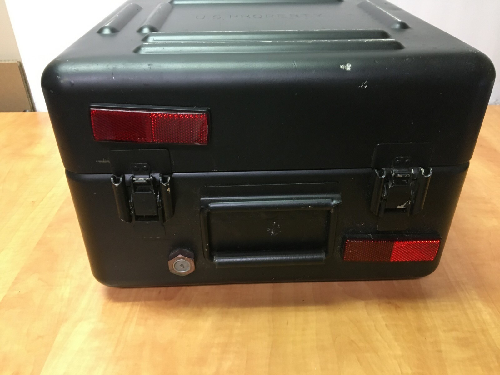 Vintage Metal Storage Container Box Case with Pressure Equalizer 10" x 14" x 15"