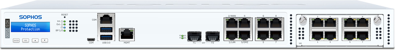 Brand New Sophos XGS 2100 rev. 1 Firewall Security Appliance 8 GE + 2 SFP Ports