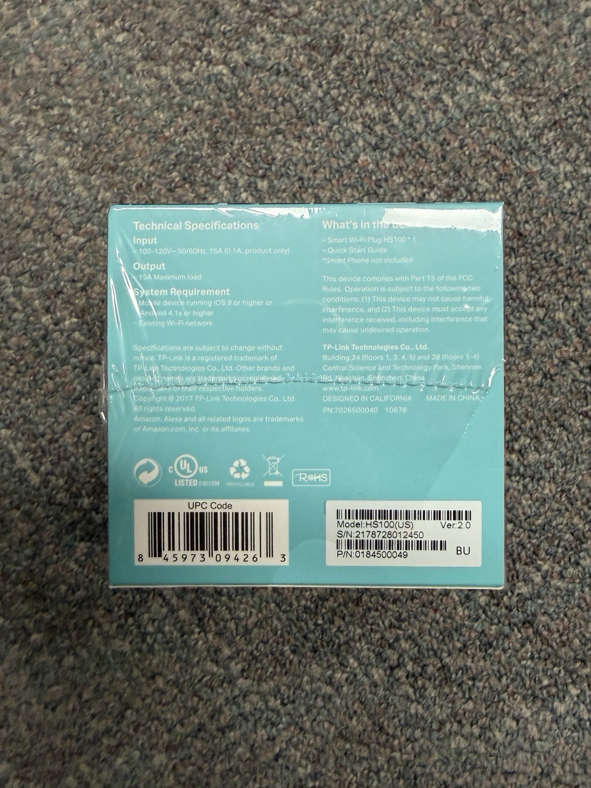 TP-Link Smart Plug, No Hub Required, Wi-Fi, Works with Alexa & Google Assistant