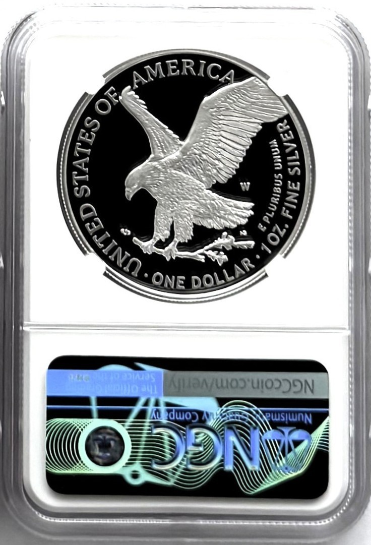 2023 W PROOF SILVER EAGLE CONGRATULATIONS SET FIRST DAY ISSUE NGCX PROOF 10 PF70
