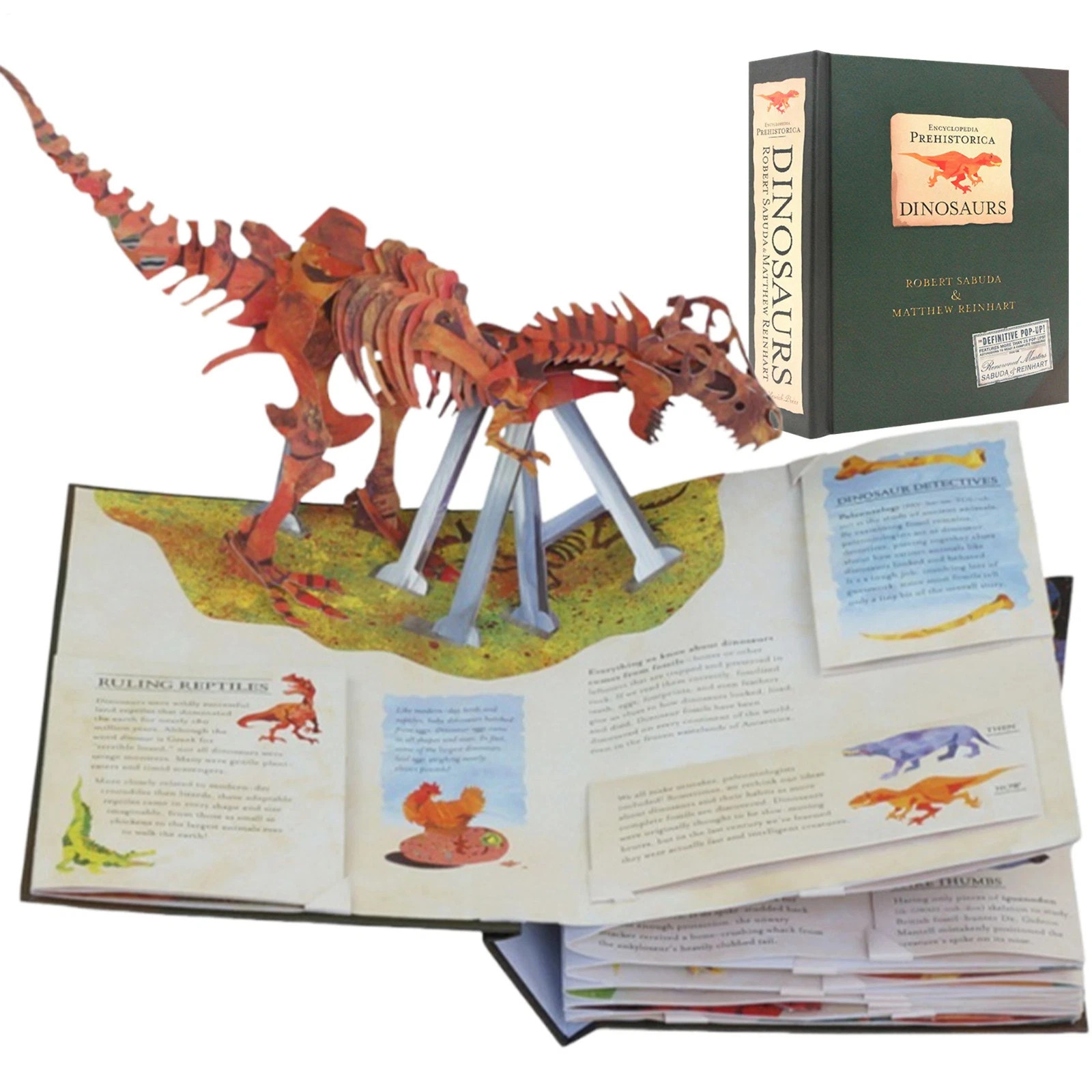 3D Encyclopedia Prehistorica Dinosaurs Pop-Up - Robert Sabuda - Educational Book