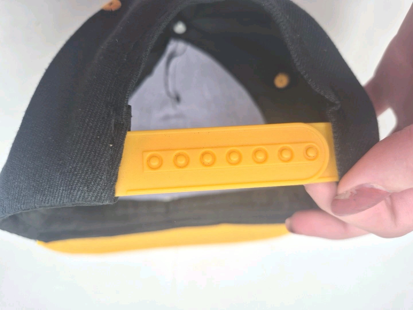 Pittsburgh Snapback Hat Baseball Black Yellow - Pre-owned