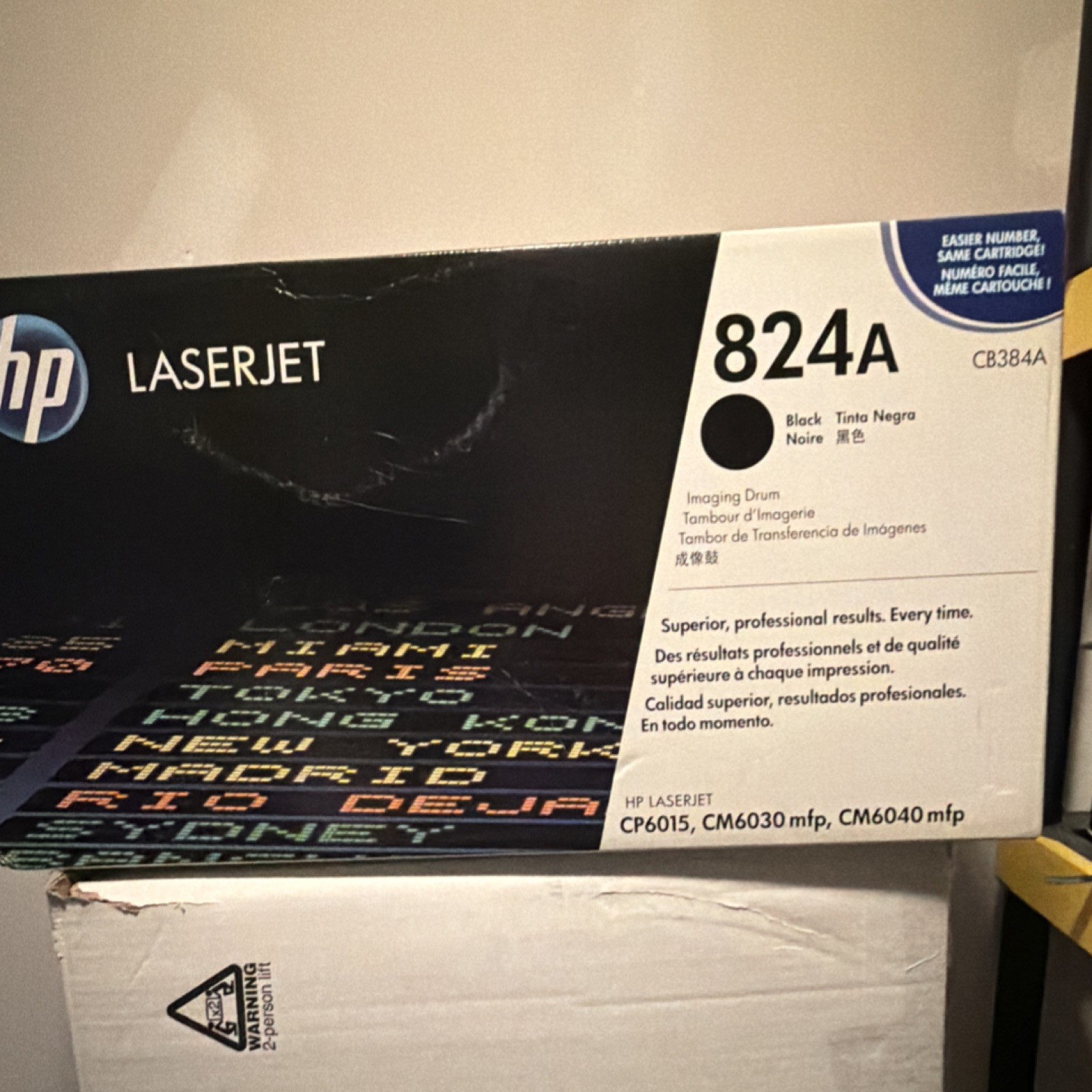 HP LaserJet 824A Black Imaging Drum Unit CB384A for CP6015 CM6030 CM6040