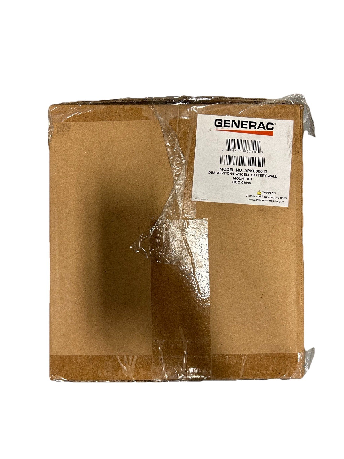 Generac APKE00043, Foot Bracket Accessory Kit for PWRcell Battery Cabinet, 1 pc