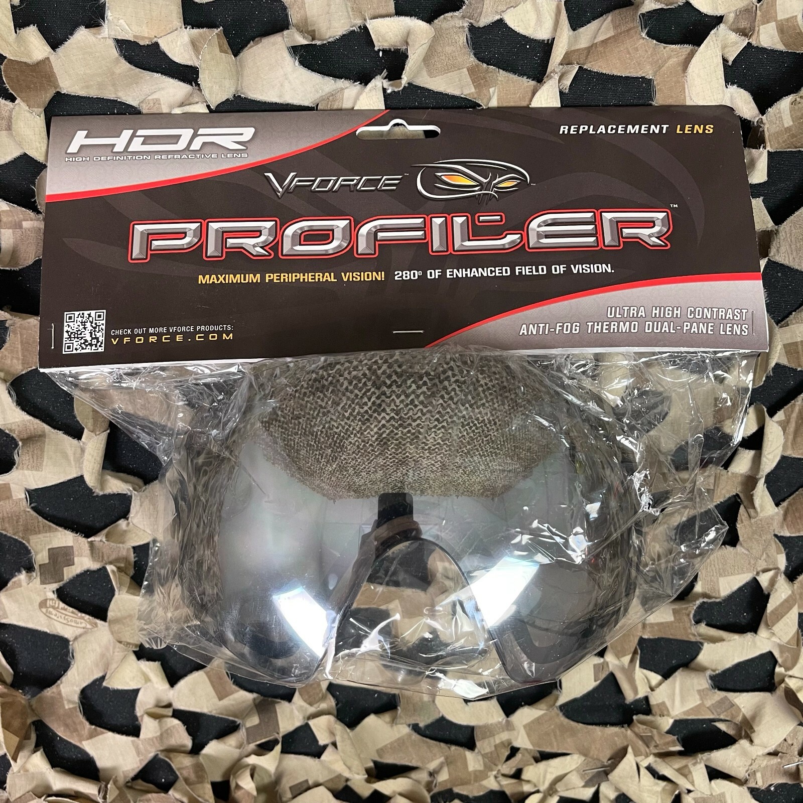 NEW V-Force Profiler, Morph, & Shield High Def Reflective Lens (HDR) - Mercury