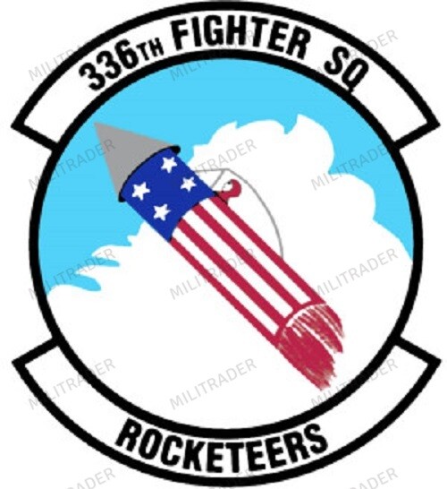 USAF 336th Fighter Squadron Self-adhesive Vinyl Decal