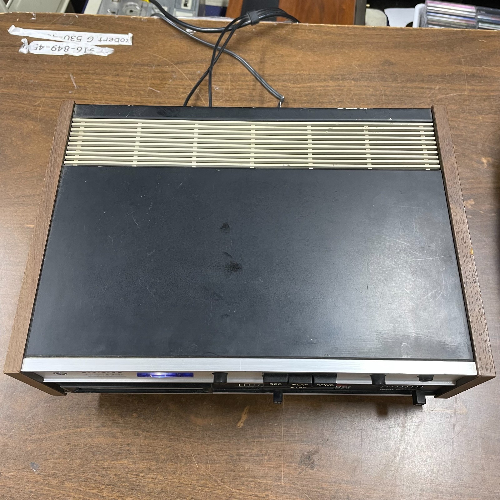 AKAI CR-80D 8-Track Tape Player/Recorder TESTED FOR PARTS OR REPAIR ONLY