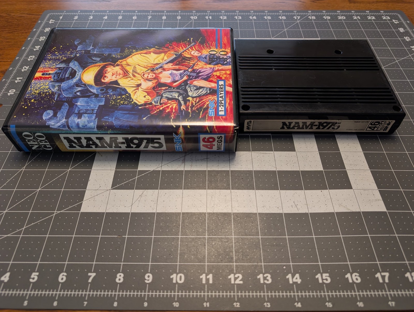 Authentic Neo Geo MVS Nam-1975 with Shock Box - Tested (English Label)