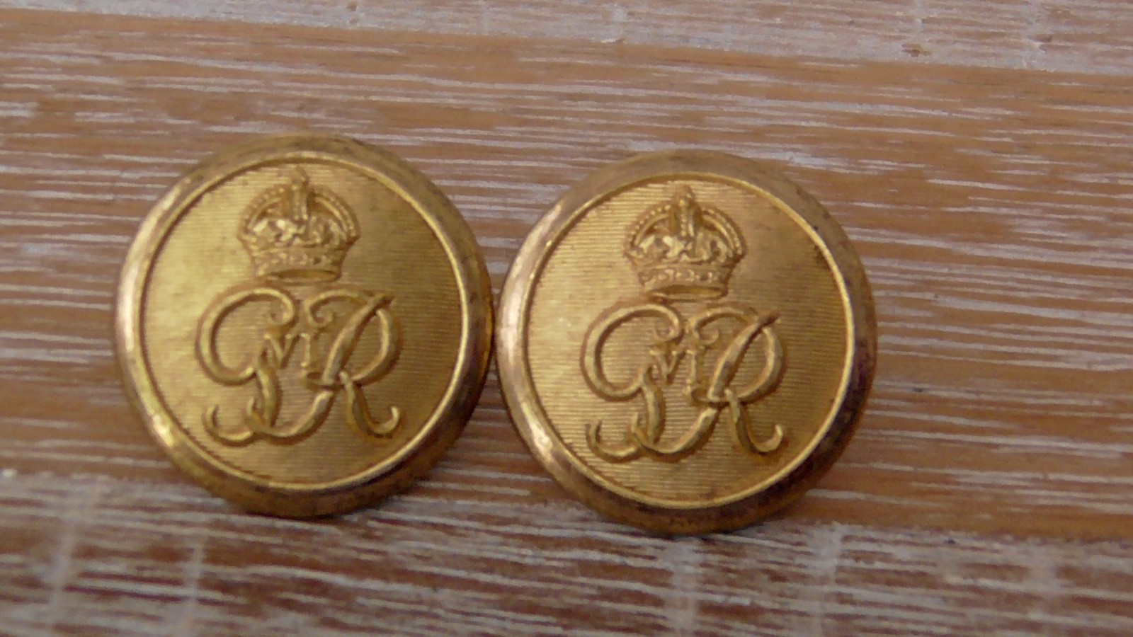 Victorian Era Button Royal Court or Household General Palace Staff x 2 By Gaunt