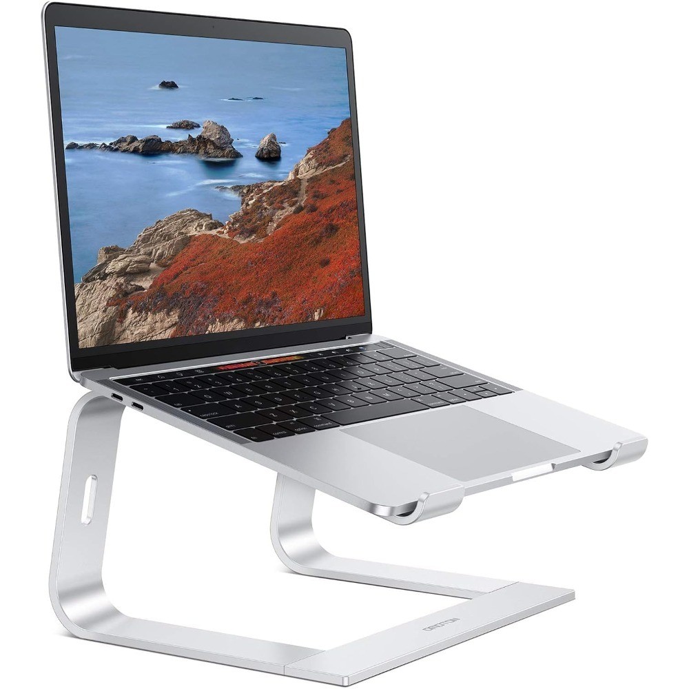 Laptop Stand, Detachable Laptop Mount, Aluminum Laptop Holder Stand for Desk,