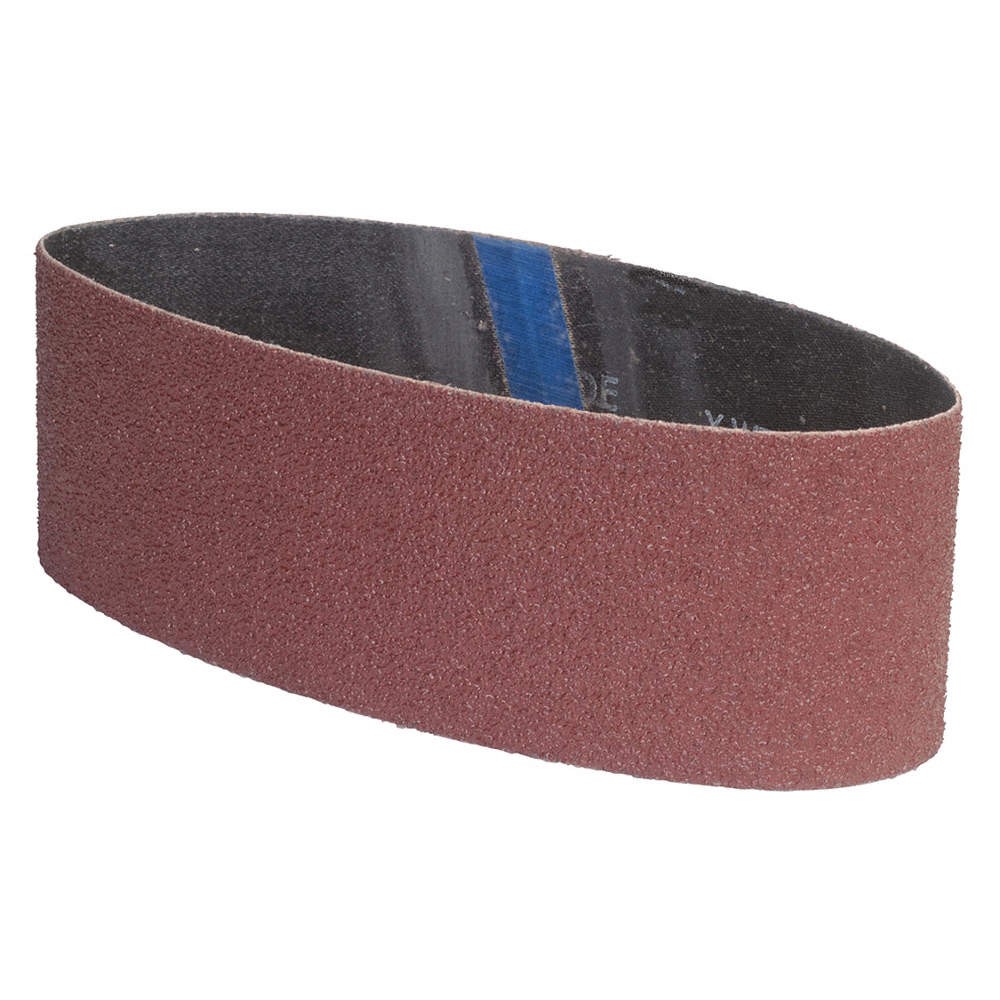 GRAINGER APPROVED 05539554803 Sanding Belt,3" W,21" L,Coated,80 Grit PK 5