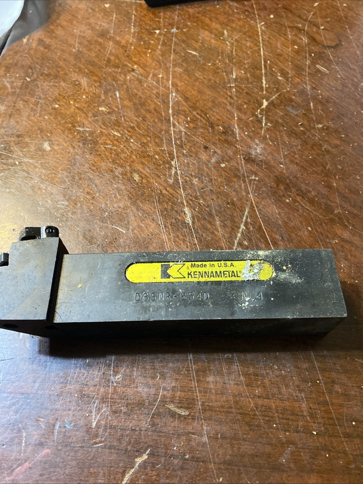Kennametal DSSNR-854D Indexable Toolholder:  1" x 1-1/4" Shank, 6" OAL (H21)