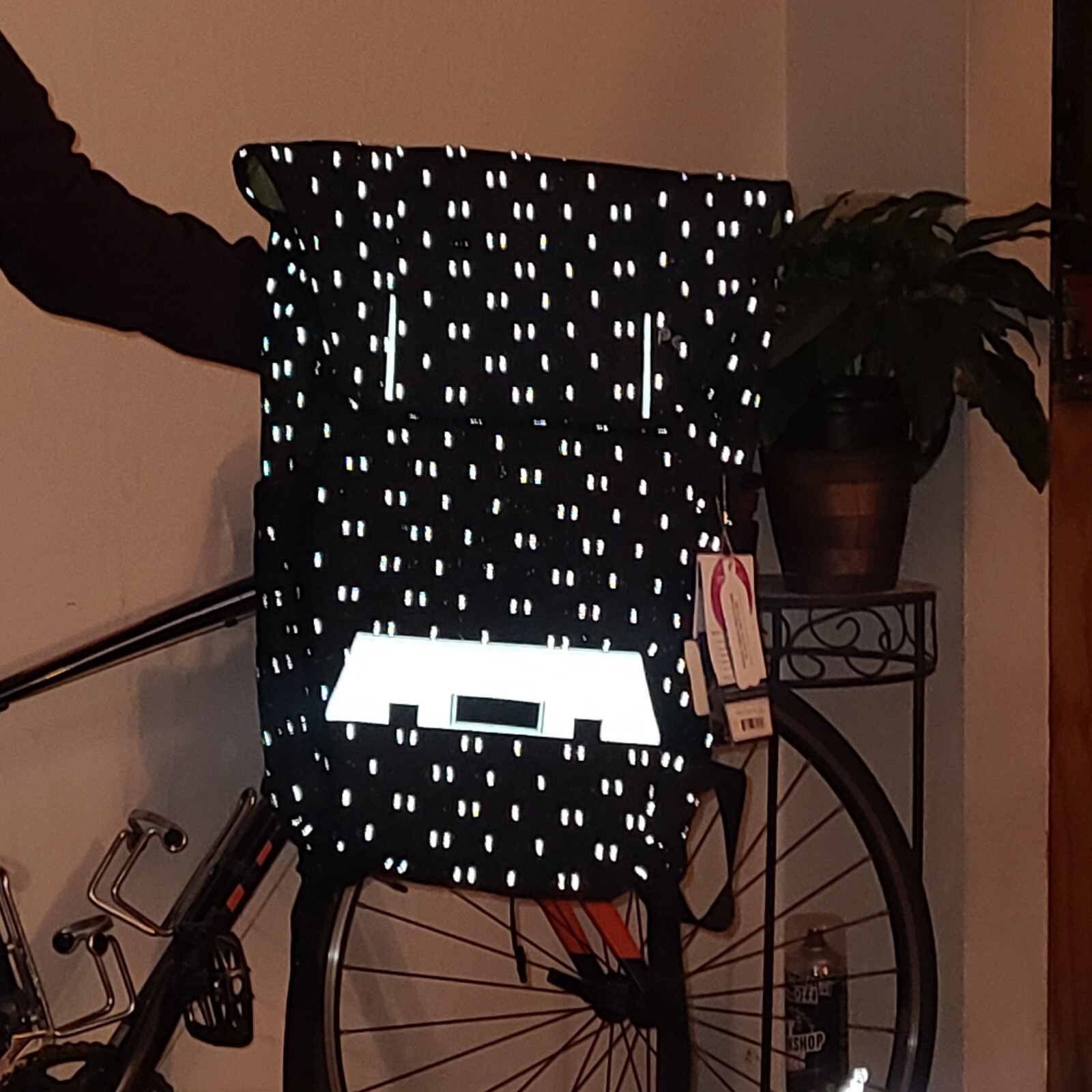 PO CAMPO Visi Hemp Atria 15 L Cycling Bike Reflective Backpack Fits 15" Laptop