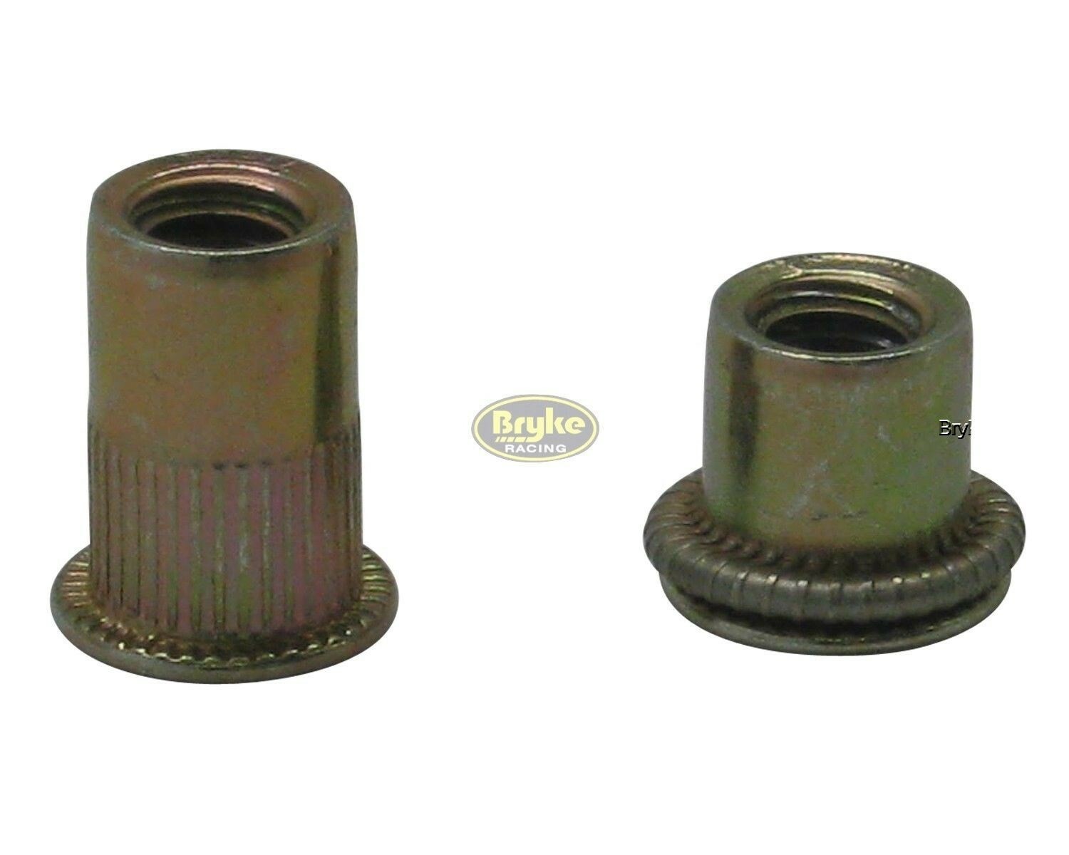 Threaded Insert Rivet Nuts 3/8-16 Fasteners 10 pack Fastener Steel Blind Racing