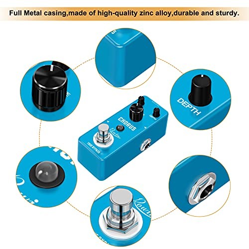 Rowin analog chorus CHORUS guitar effect pedal LEF-304