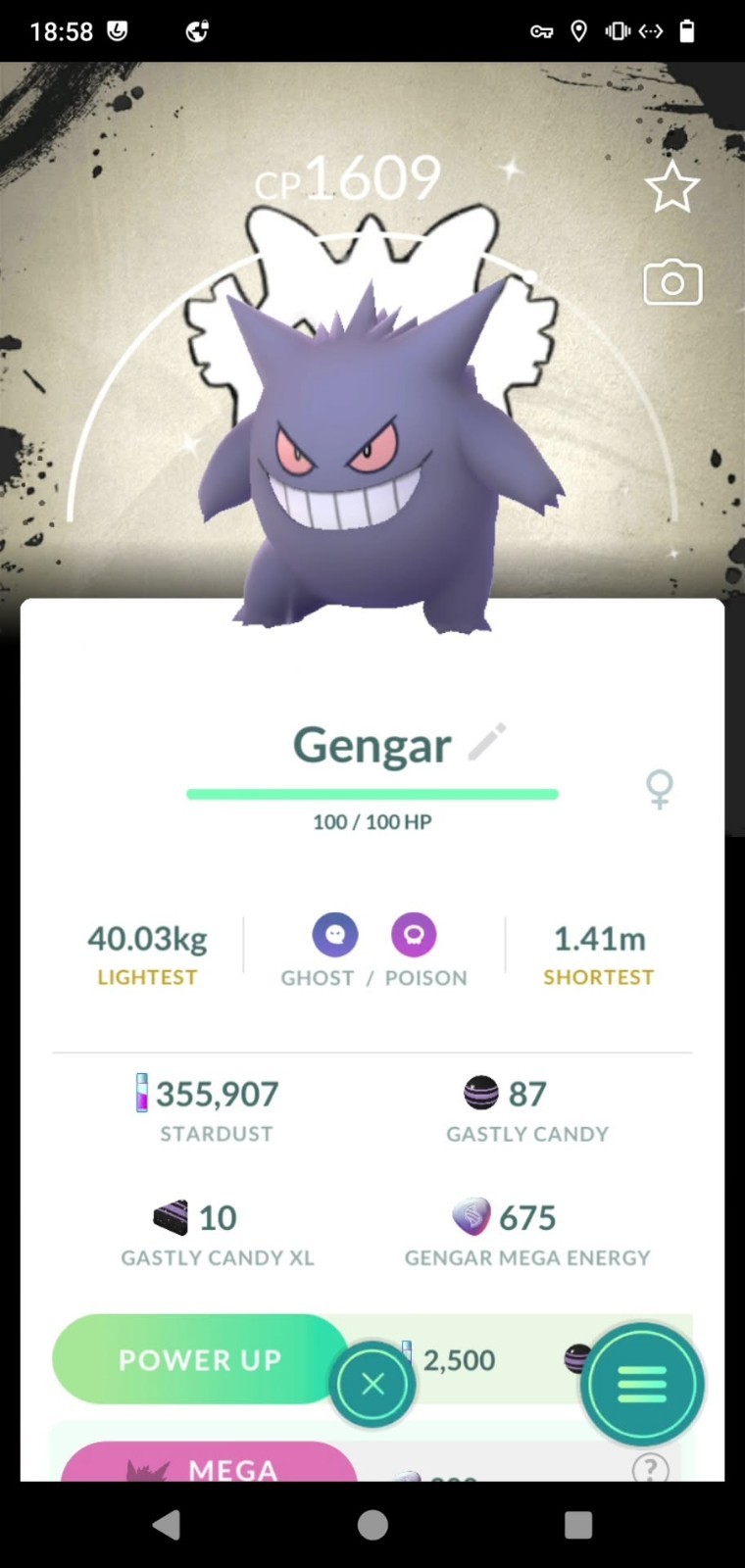 Pokemon Shiny Gengar Background Go Fest 2026 - Tr.a.d.e 20k or P.T.C