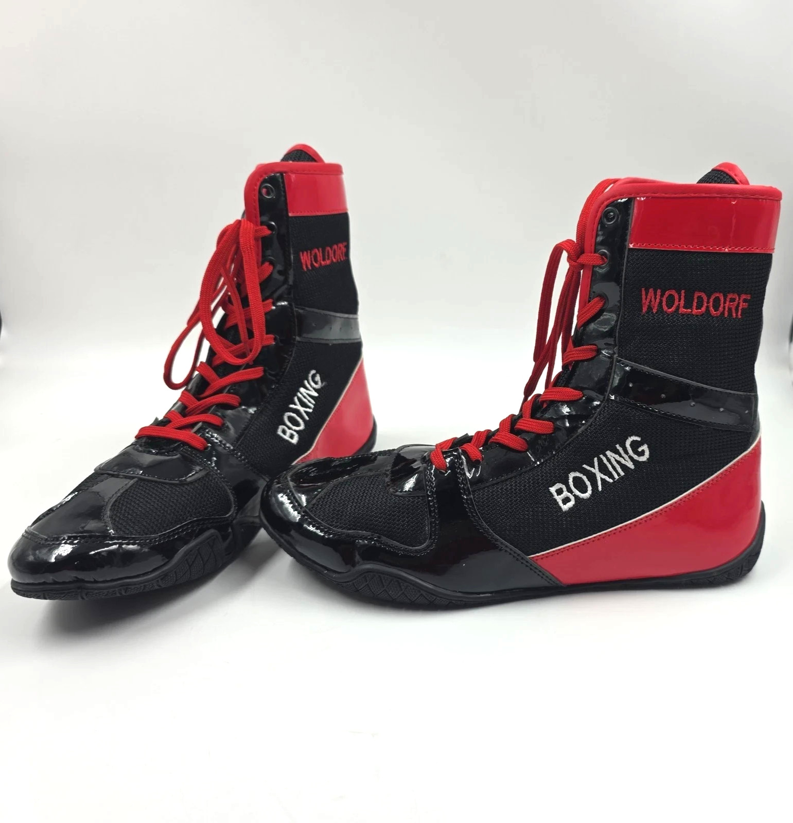 Athletic Lightweight Boxing Shoes High Ankle Support Fight Training Ring Boots