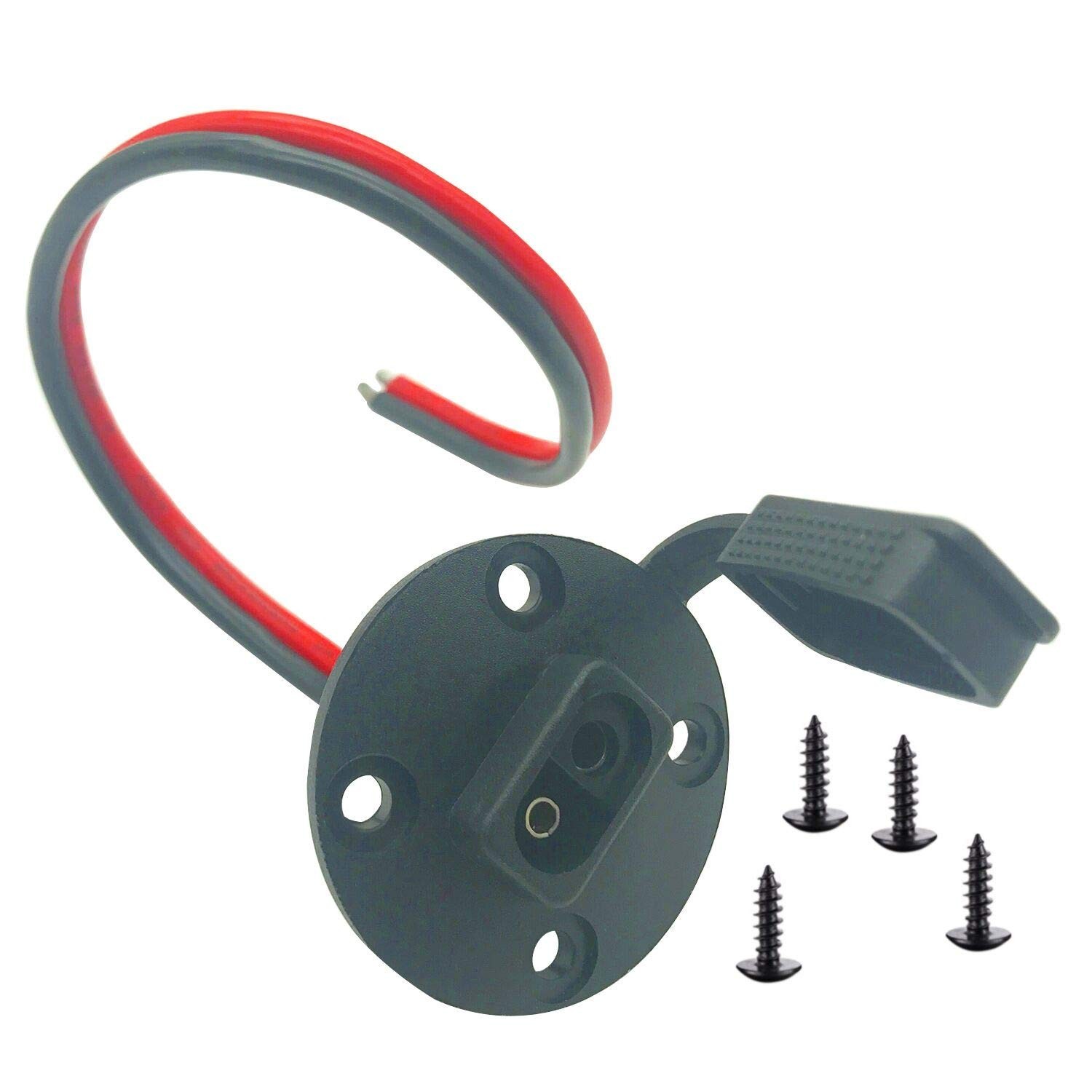 Solar Weatherproof SAE Socket sidewall Port,12 AWG SAE Cable Quick Connect Pa...