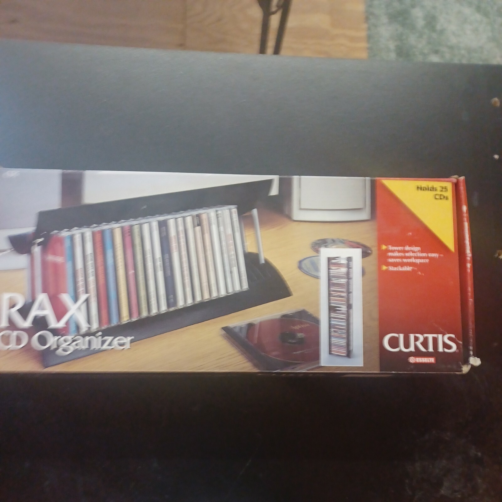 CD Organizer RAX By Curtis New In The Box. ALL 3 FOR $5 Bucks (C.D. C D)