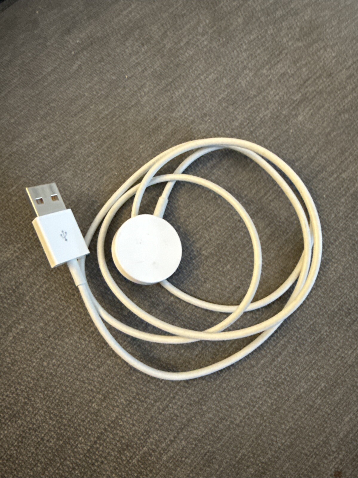 Apple Watch Magnetic Charger USB-A 1M White/White A2256 Genuine OEM USED