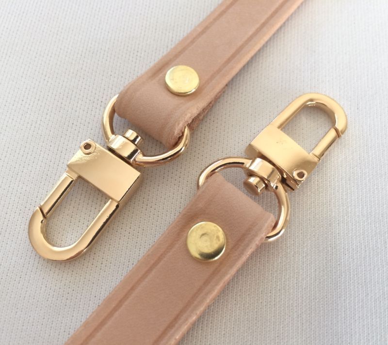 5/8" High Quality Vachetta Leather Replacement Strap fits Louis Vuitton Monogram