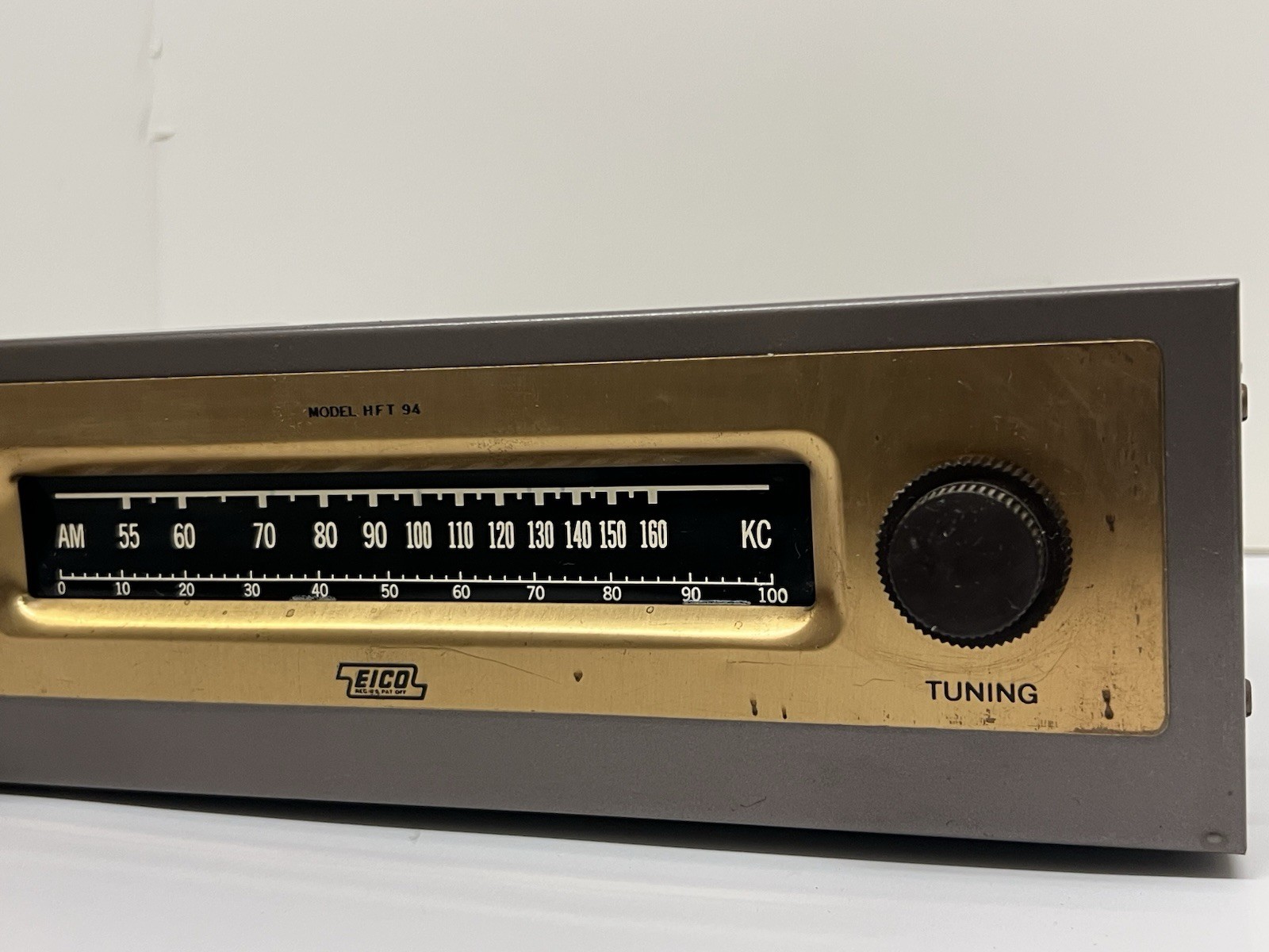 1959 Vintage EICO HFT-94 Tube Tuner - Untested