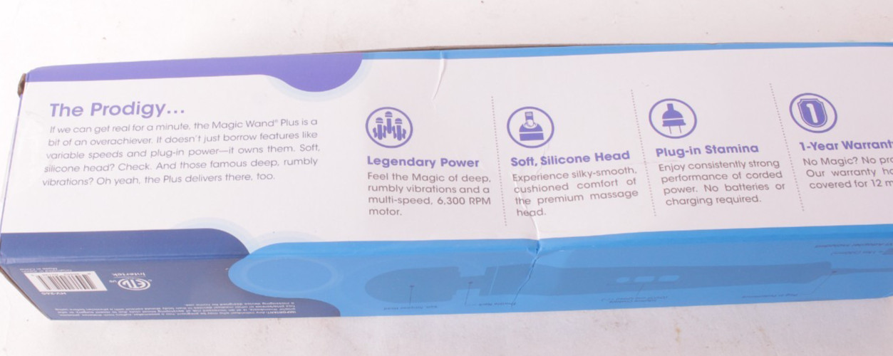 NEW & SEALED: Magicwand Plus - plug-in vibrator massager