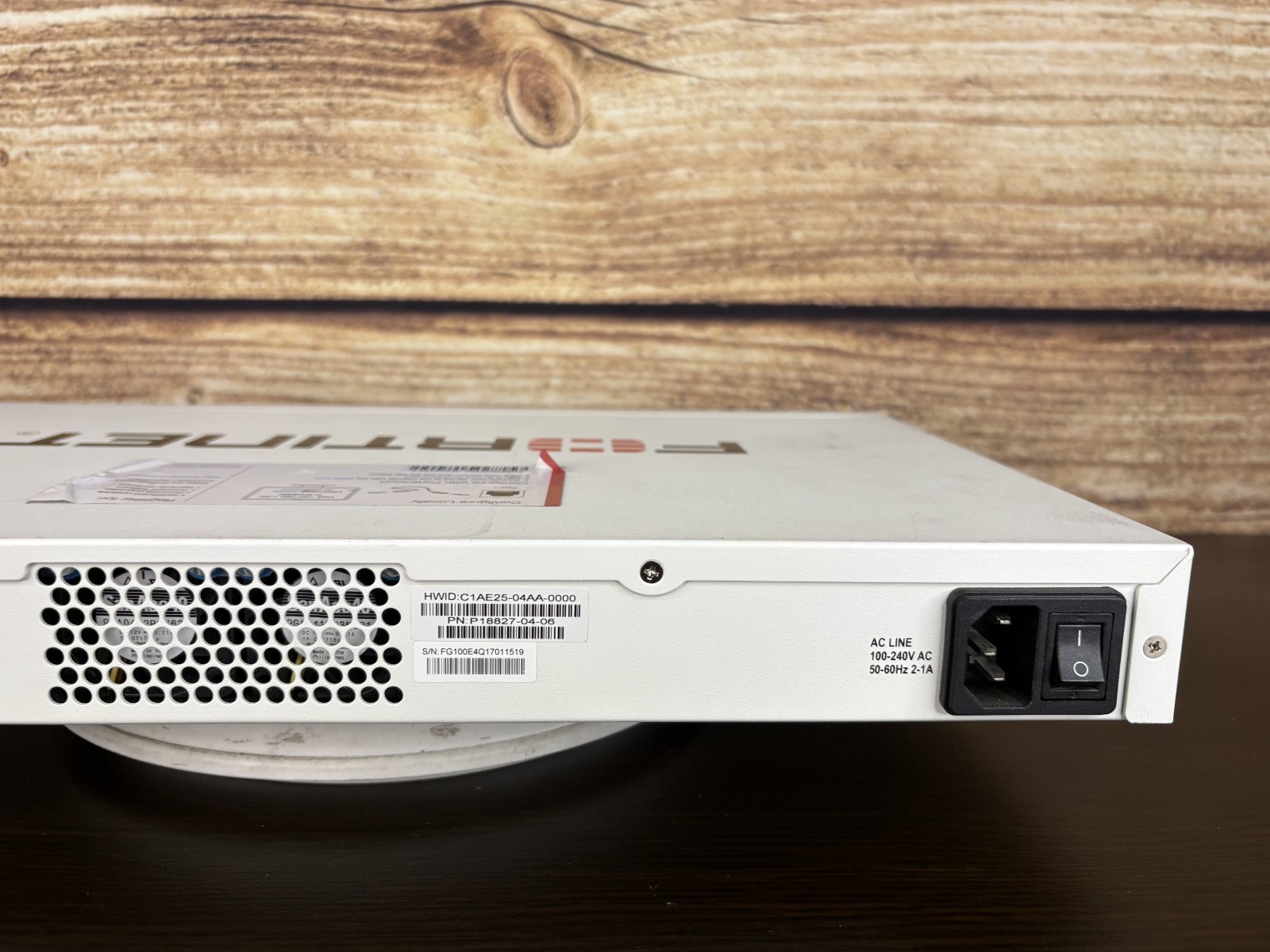 Fortinet FortiGate 100E Security Firewall Appliance FG-100E *Registered