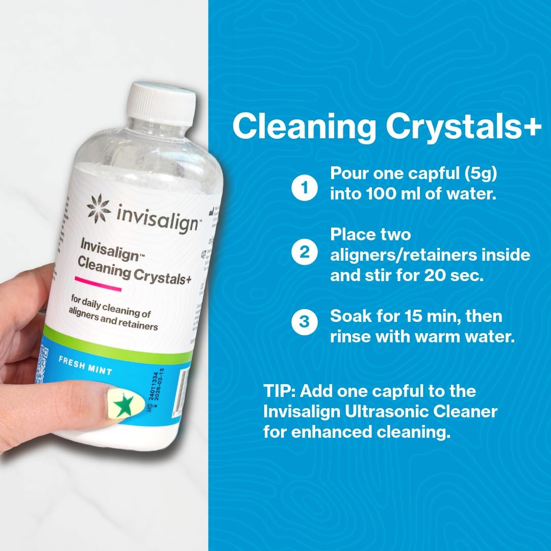 Invisalign Cleaning Crystals - Mint Flavored Teeth Care Solution