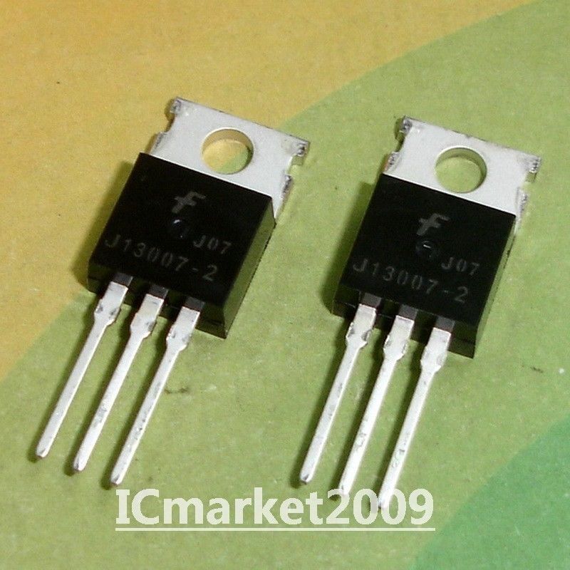 10 PCS FJP13007-2 TO-220 MJE13007 J13007-2 Fast-Switching NPN Power Transistor