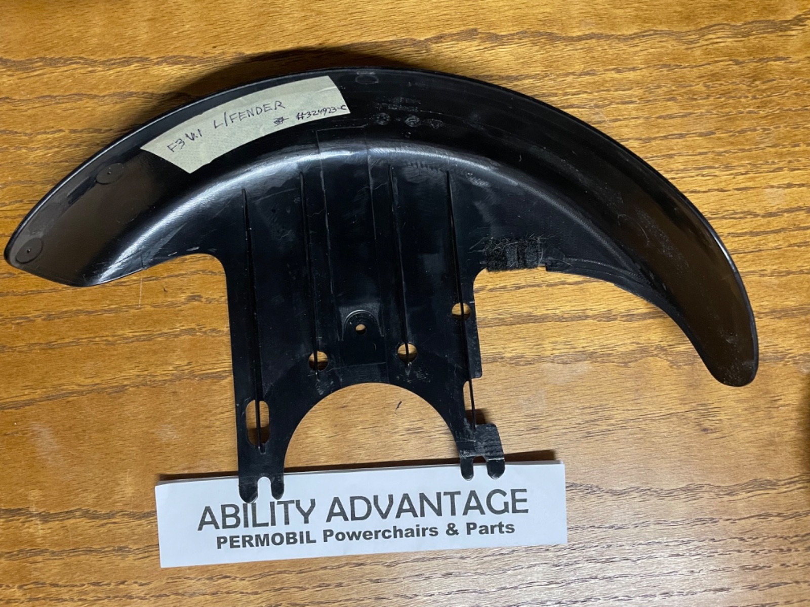 Permobil F3, Version 1, LEFT Fender Cover. Does NOT fit Version 2 !