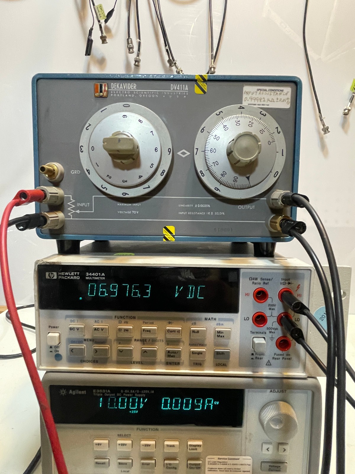 ESI Electro Scientific Dekavider DV411A Variable Resistor Very Accurate