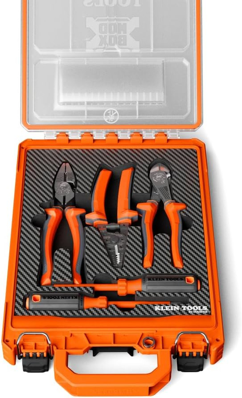 Klein Tools Modbox Insulated Tool Kit, 5-Piece, 1000V Rated Electrici 94160MBINS