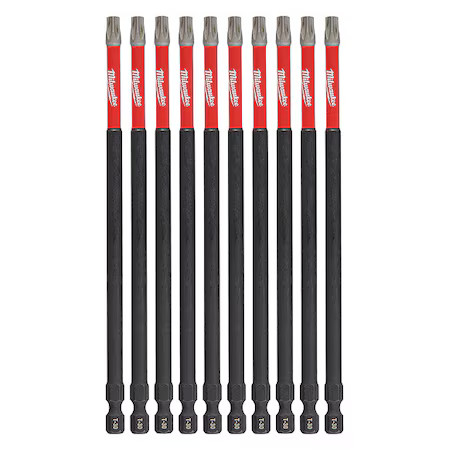 Milwaukee Tool 48-32-4248 6 In. Torx T30 Shockwave Impact Duty Power Bit (10 Pk)