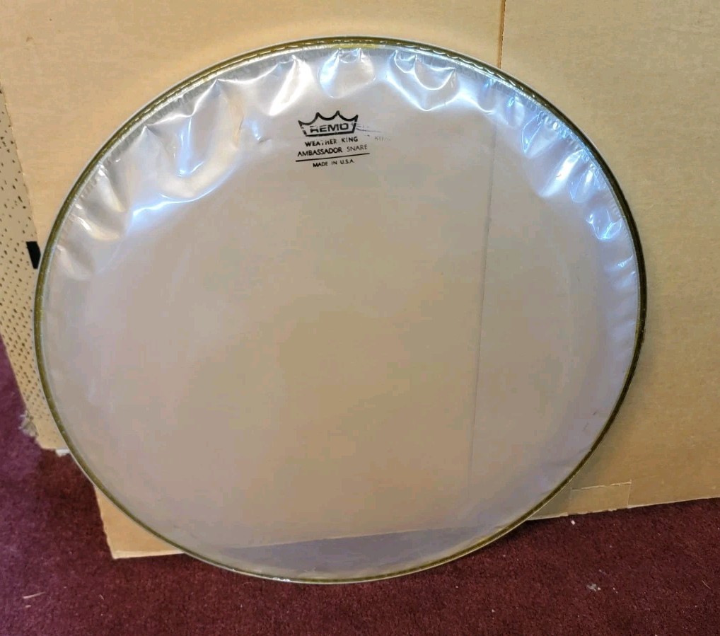 Remo Weather King Ambassador Snare SIDE Drum Head 15 Inches New Old Stock