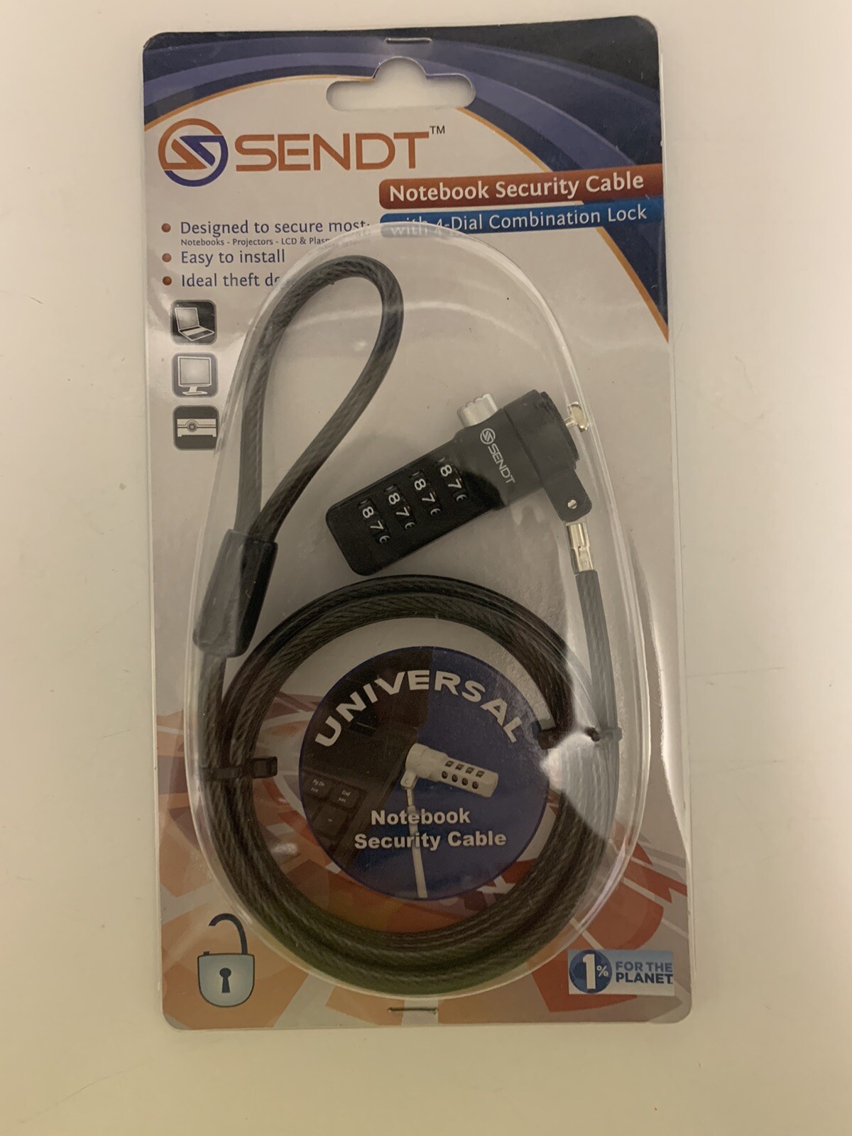 Sendt Brand notebook security cable Combination Lock