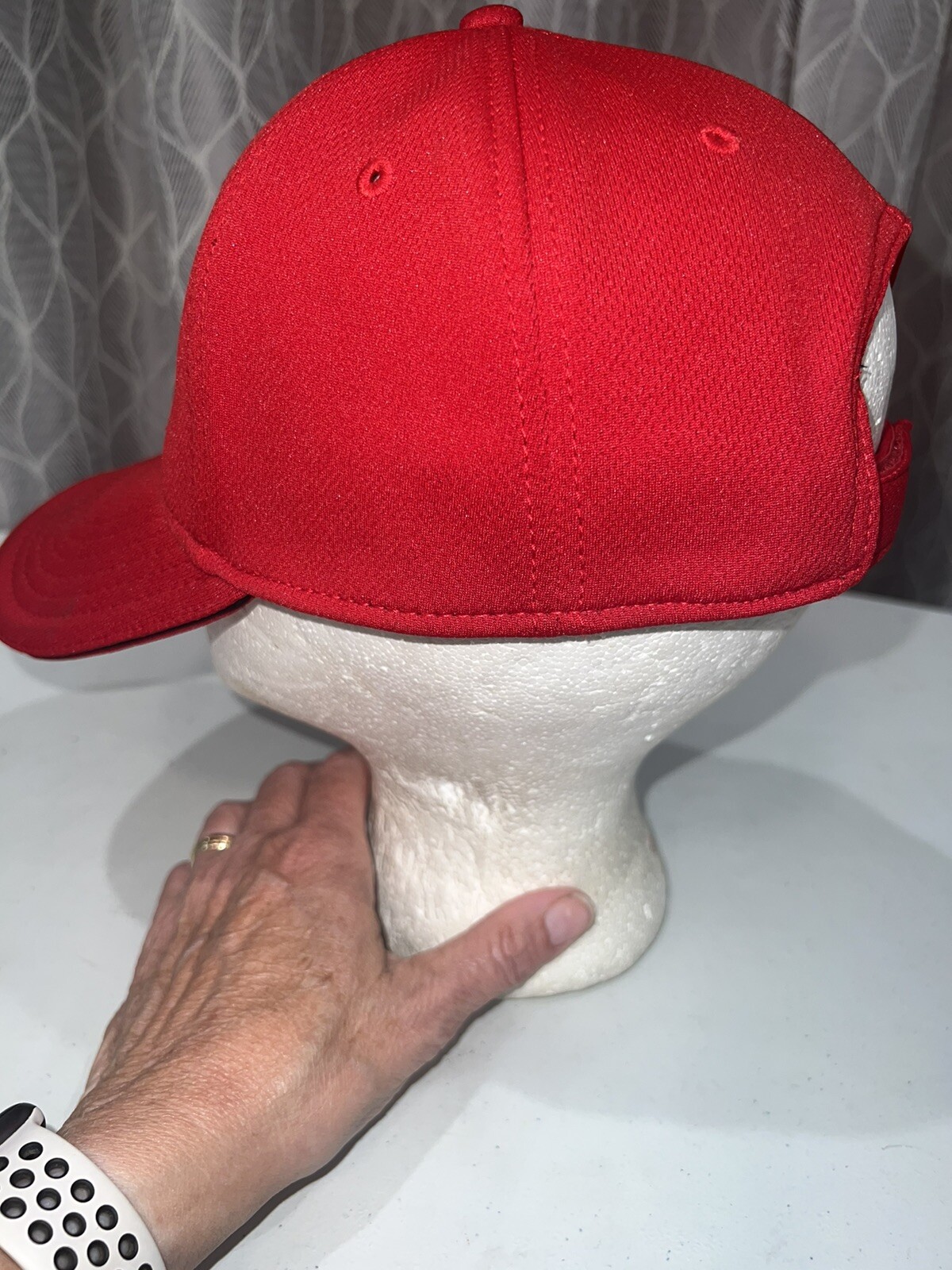 Wyckoff Hybrid Corn Red with Embroidered Corn OTTO Hat Cap Hook Loop EUC