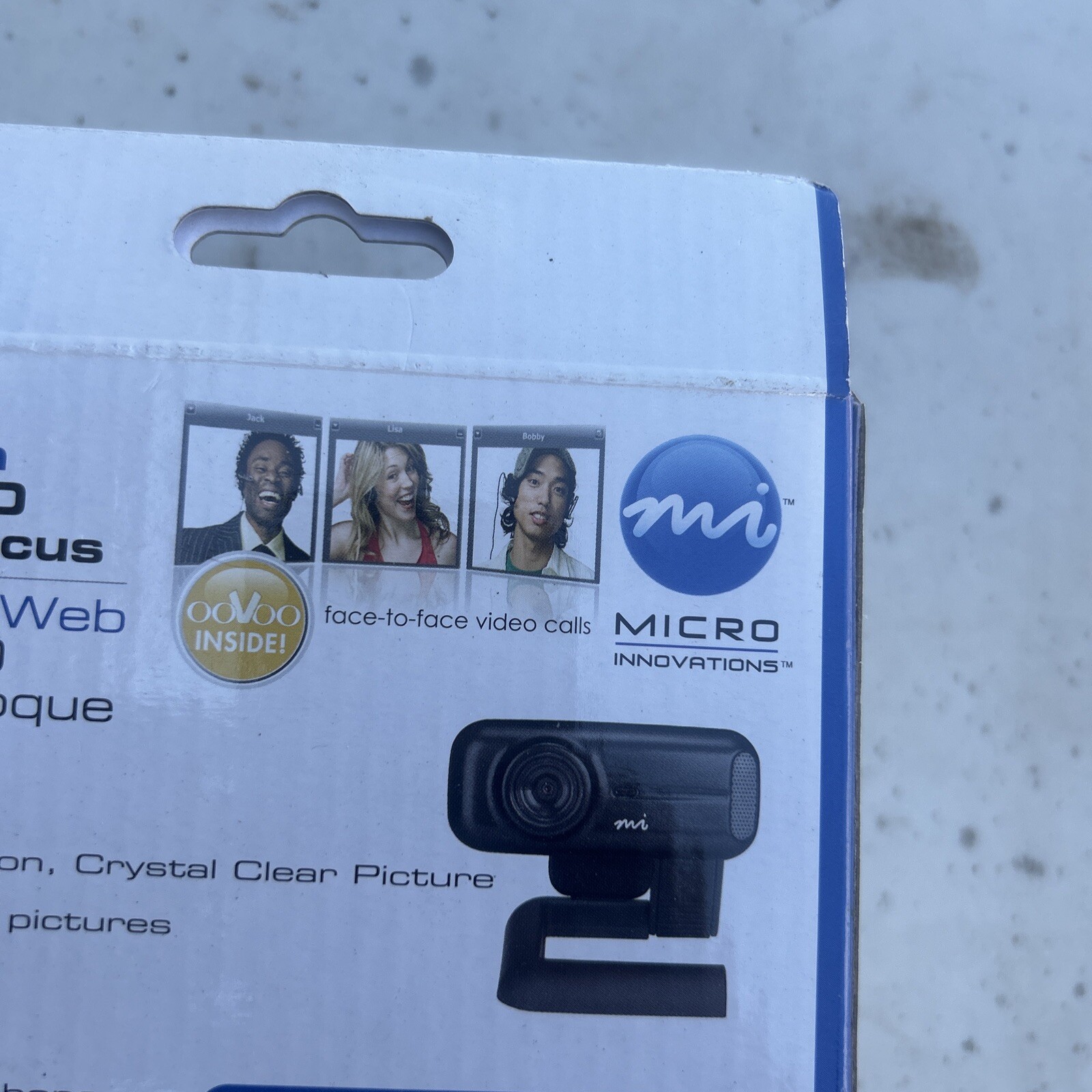 Micro Innovations Webcam U.S.B 2.0 Auto Focus Built In Microphone