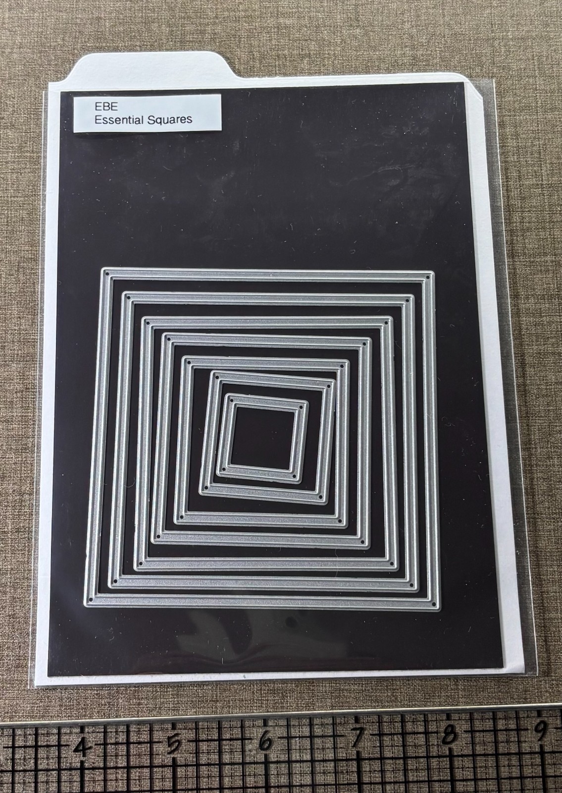 EBE Essentials by Ellen Essential Squares Dies - 15 Dies
